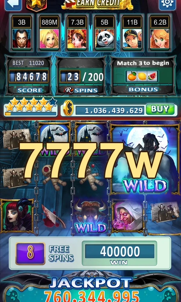 7777w Masuk